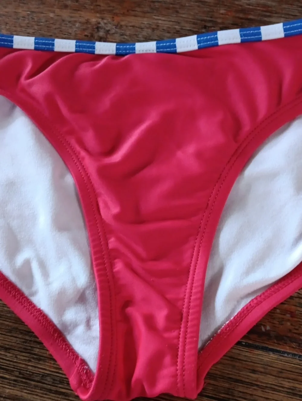 wonder nation Red & Blue Striped Star Tankini Set